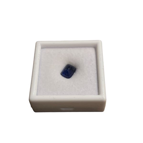 4.3ct Natural Blue Sapphire - Heat Treated - Emerald Cut - 6.8x8.8mm