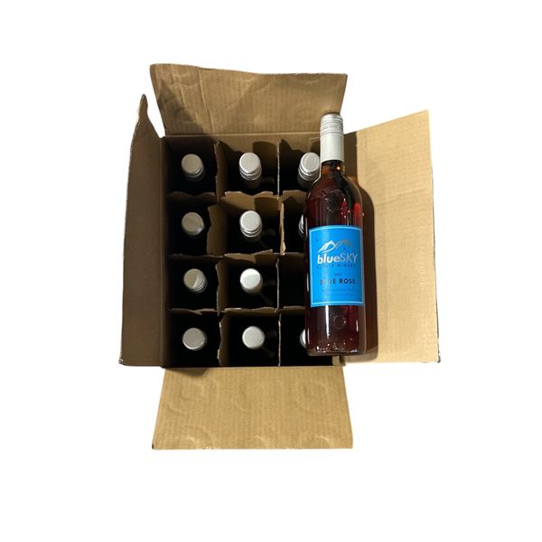 Case of 12 x 750ml Blue Sky Estate Winery Blue Rose 2017