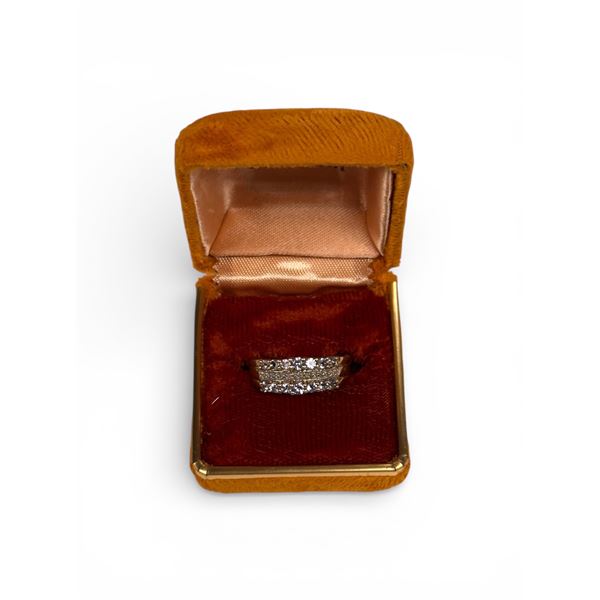 925 Sterling Silver Gold Colour Ring Approx. 3.8