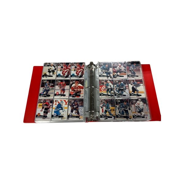 Binder Lot of Vintage Hockey Cards