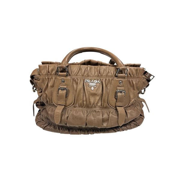 Prada Brown Leather Bag (Unauthenticated)