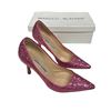 Image 1 : Pink Glitter Manolo Blahnik Size 35.5