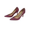 Image 2 : Pink Glitter Manolo Blahnik Size 35.5