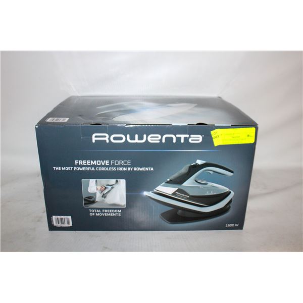 ROWENTA FREEDOM FORCE CORDLESS CLOTHS IRON