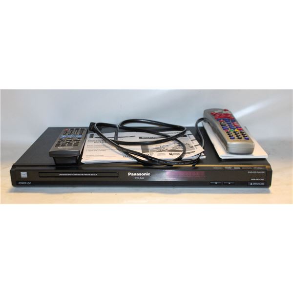 ESTATE PANASONIC DVD PLAYER WITH REMOTE