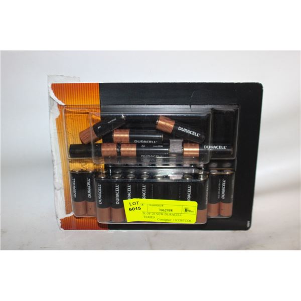 PACK OF 26 NEW DURACELL BATTERIES