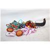 Image 1 : BAG OF ASSORTED HANDMADE BEADED JEWELRY