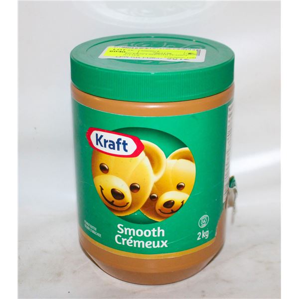 2KG KRAFT SMOOTH PEANUT BUTTER