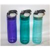 Image 1 : 3PK 24 OZ CONTIGO WATER BOTTLES