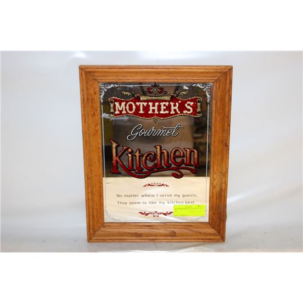 MOTHER'S KITCHEN MIRROR 11" X 14"