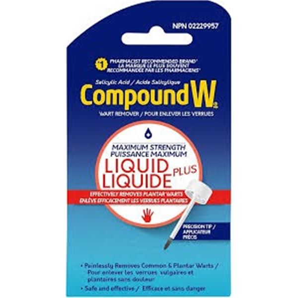 4 X 10ML COMPOUND W WART REMOVER