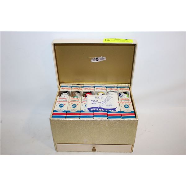 LOT OF SPARK-L-ON SPARKLING LIQUID EMBROIDERY