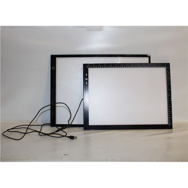 PAIR OF LIGHTBOARDS FOR SKETCHING