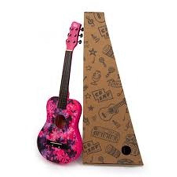 NEW CB SKY 30 INCH ACOUSTIC GUITAR PINK FLOWER