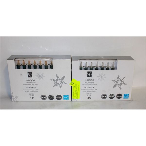 SET OF 85 INDOOR SM5 MINIATURE LED LIGHTS NEW