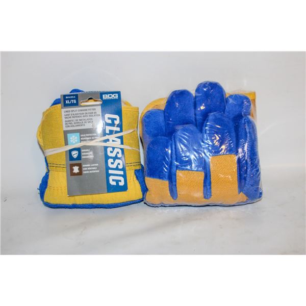 2 PACK WINTER GLOVE BDG CLASSIC SPLIT