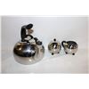 Image 1 : PADERNO STAINLESS STEEL KETTLE W/CREAM & SUGAR