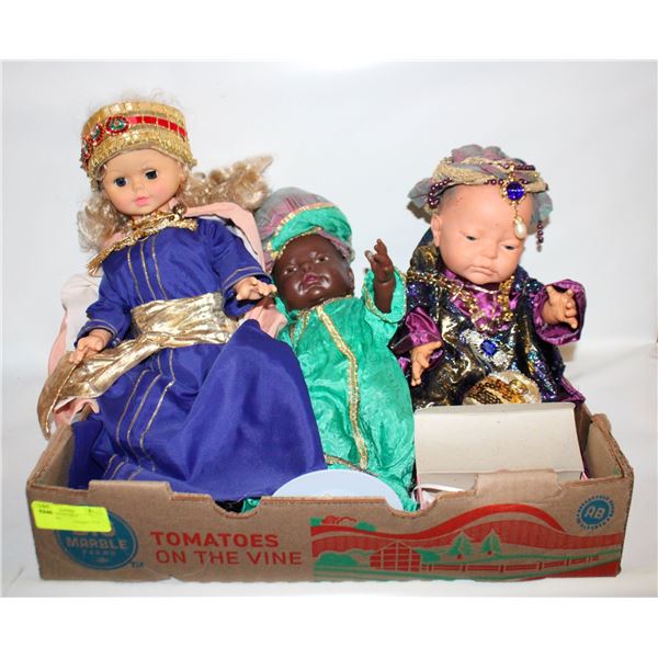 LOT OF 3 COLLECTIBLE DOLL/BABIES
