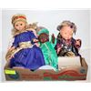 Image 1 : LOT OF 3 COLLECTIBLE DOLL/BABIES