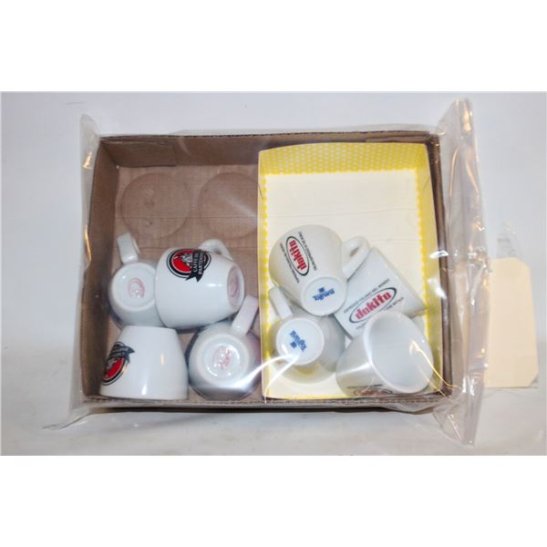 8 ITALIAN PORCELAIN ESPRESSO COFFEE CUPS/