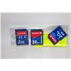 Image 1 : 2 GB X 2 MEMORY CARDS & 32 MB