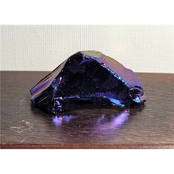 2) NATURAL 19.1 GRAMS AURA OBSIDIAN