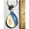 Image 1 : 15) NATURAL TEARDROP SHAPED OPALINE