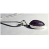 Image 2 : 13) NATURAL OVAL BEZEL SET AMETHYST