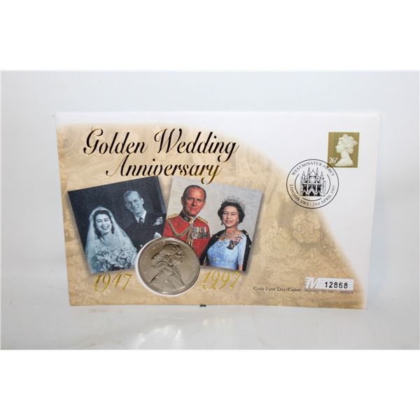 GOLDEN WEDDING ANNIVERSARY COIN