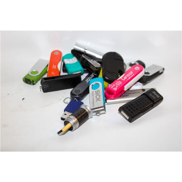 20 USB MEMORY STICKS