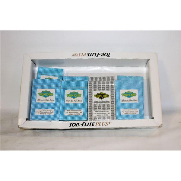 9 DECKS LAS VEGAS TROPICANA CARDS - SOME SEALED