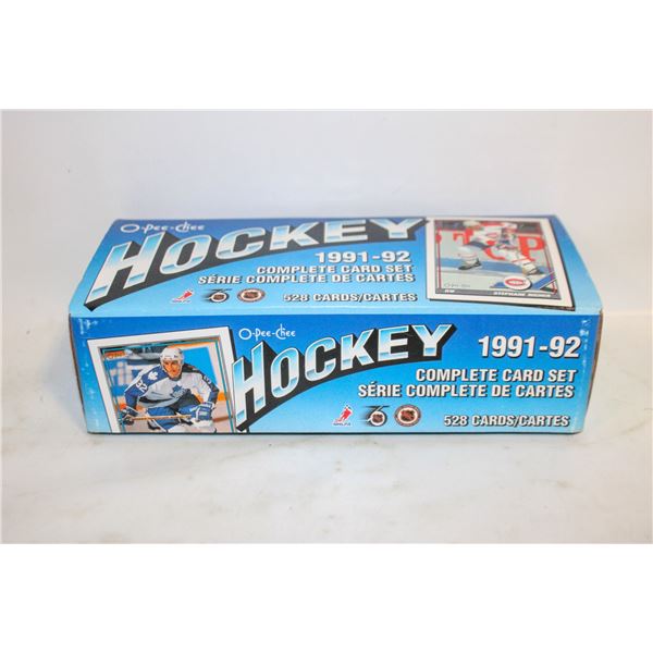 1991/92 O-PEE-CHEE COMPLETE SET IN BOX