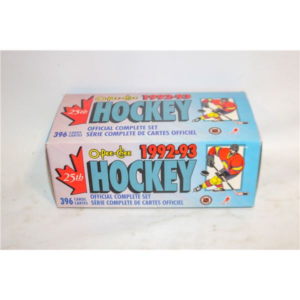 1992-93 O-PEE-CHI COMPLETE SET IN BOX