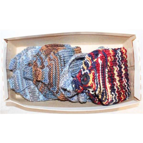 4 PR POCKET BOOK SLIPPERS