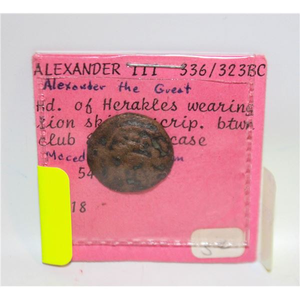 COIN ALEXANDER III 336/323 BC