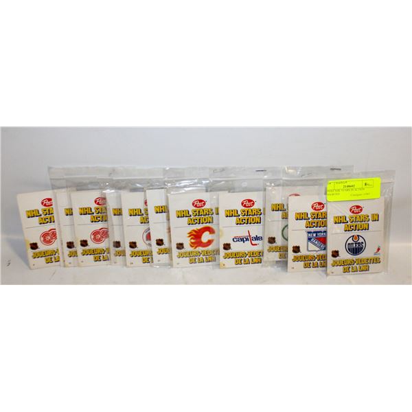 4 POST NHL STARS IN ACTION ASSORTED