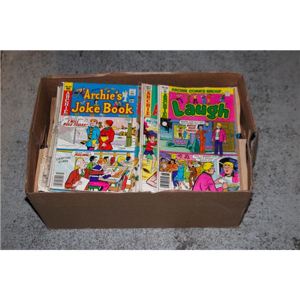 BIG BOX OF ARCHIES COMICS AND COMIC BOOK DIGESTS