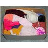 Image 1 : 2 KNITTED BLANKETS & EXTRA YARN