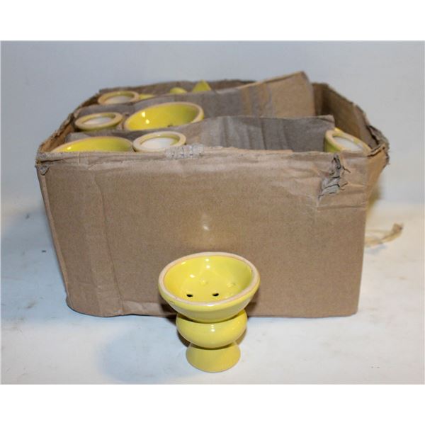 CASE OF CERAMIC INCENSE STANDS