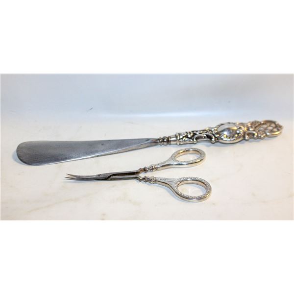 VINTAGE ENGLISH MAKE STEEL SHOEHORN + FORGED