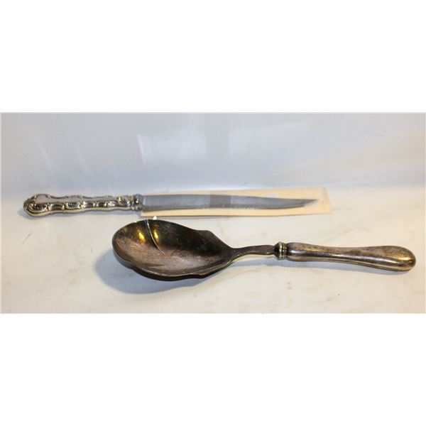 PAIR OF BIRKS STERLING SILVER HANDLED WITH STEEL