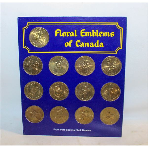 COIN SET (SHELL DEALERS) COATS OF ARMS OF