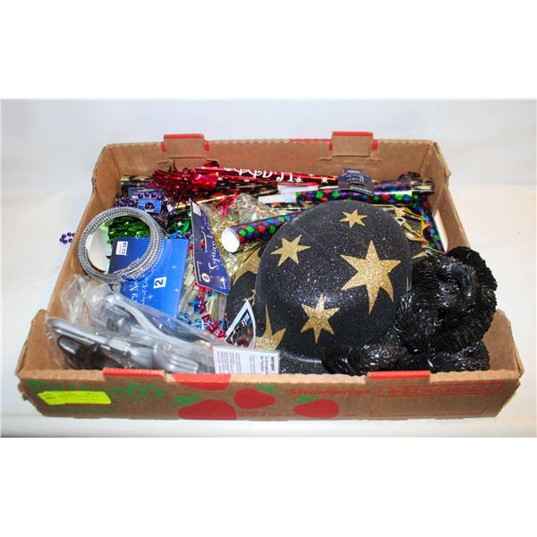 NEW YEARS HATS/NOISE MAKERS & MORE (50 PCS)