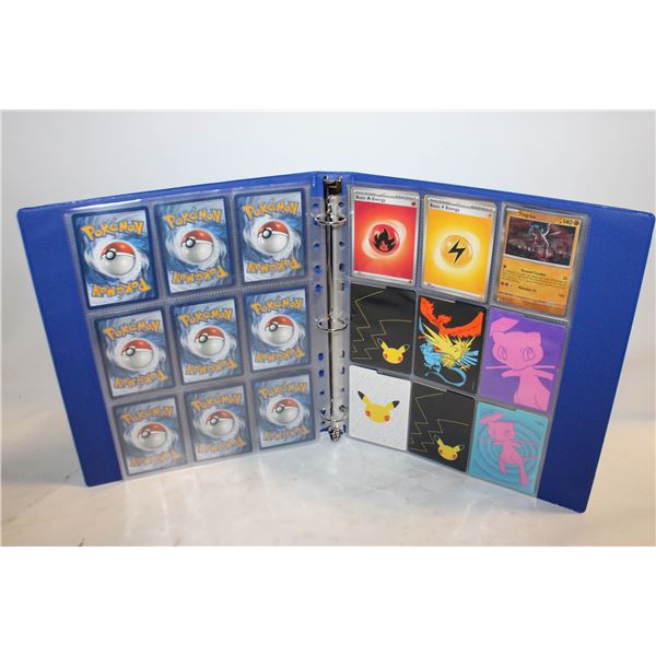 BINDER OF POKEMON CARDS