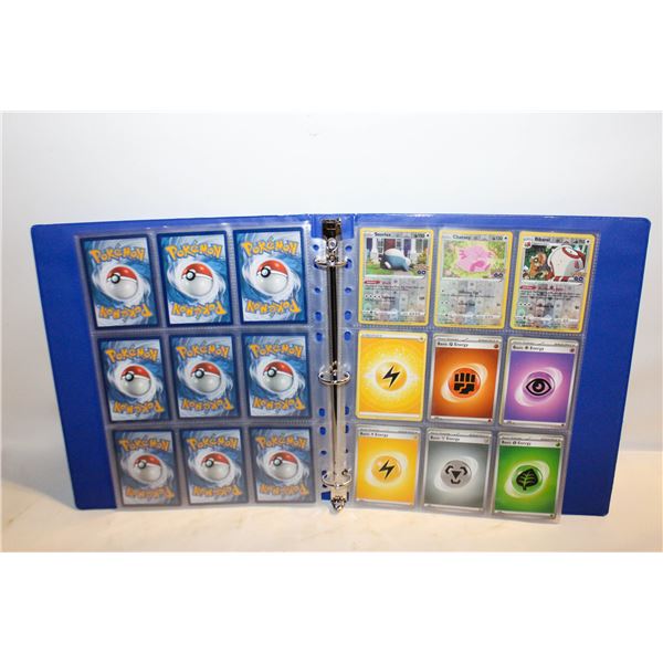 BINDER OF POKEMON CARDS