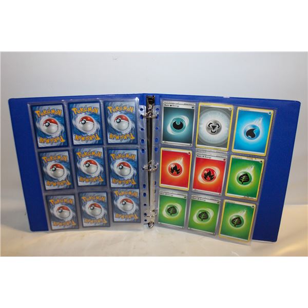 BINDER OF POKEMON CARDS