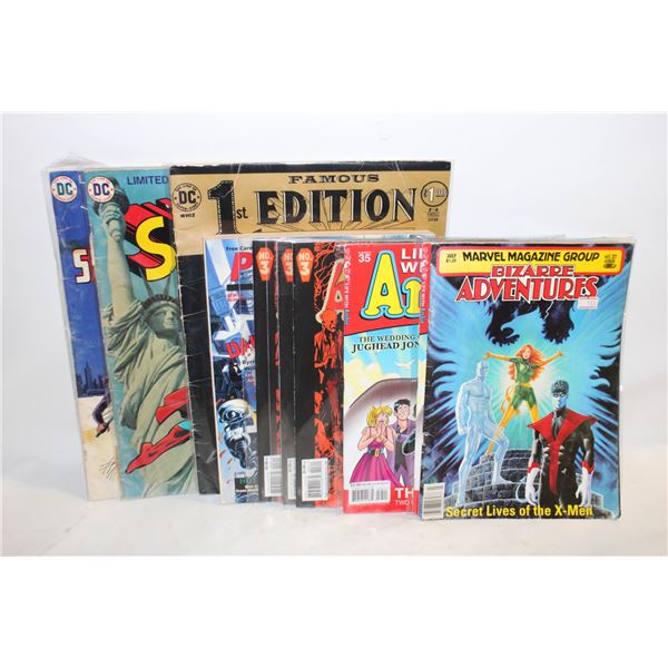 BOX OF OVERSIZE COMICS, MAGAZINES