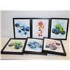 Image 1 : 7 KIDS PICTURES WITH FRAMES 9"X11"