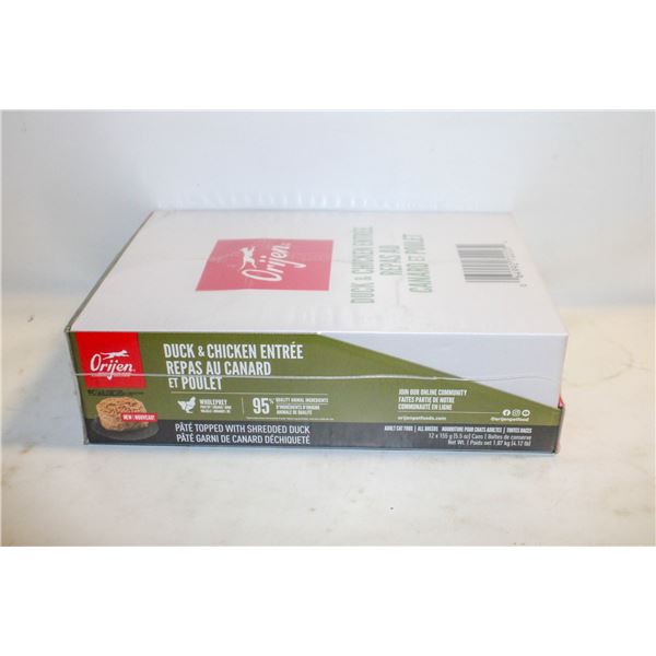CASE OF 12 CAT FOOD DUCK & CHICKEN 155GRAMS