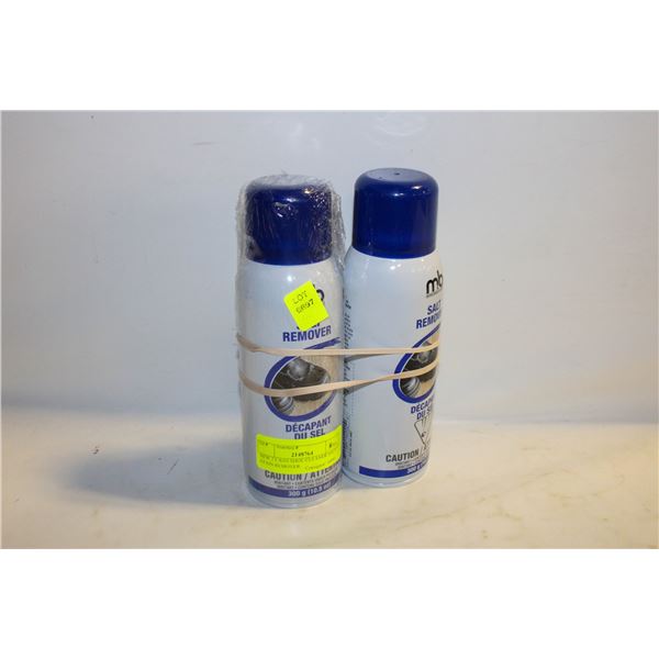 NEW 2 CANS SHOE CLEANER SALT STAIN REMOVER